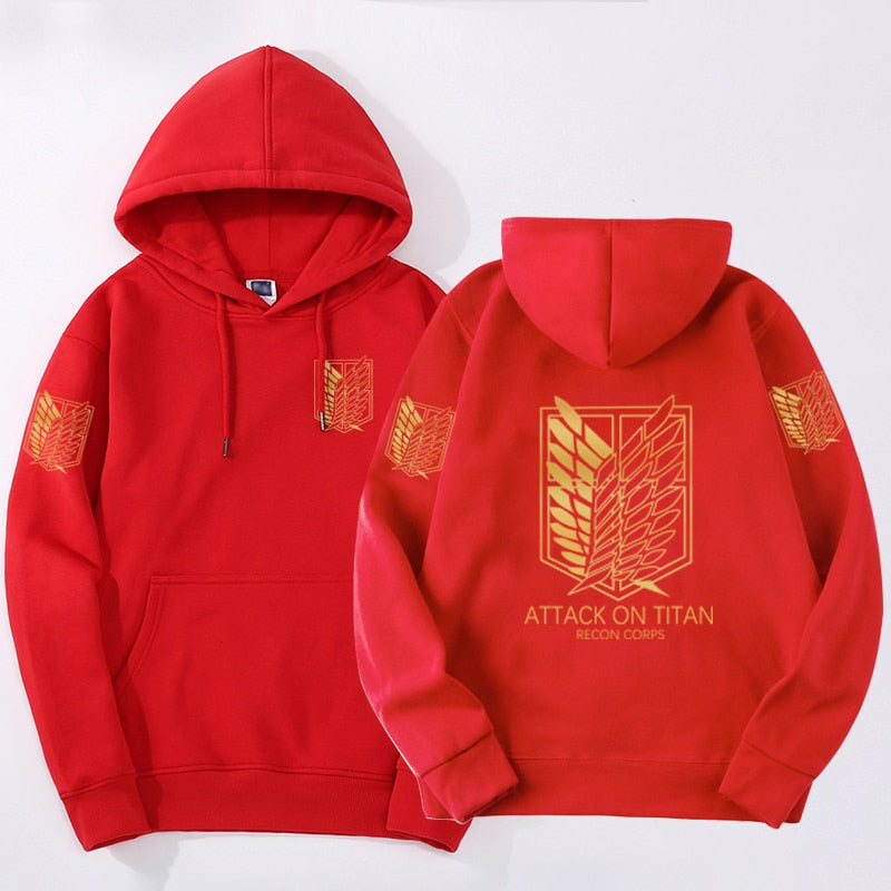 Attack On Titan Crewneck Printed Hoodies