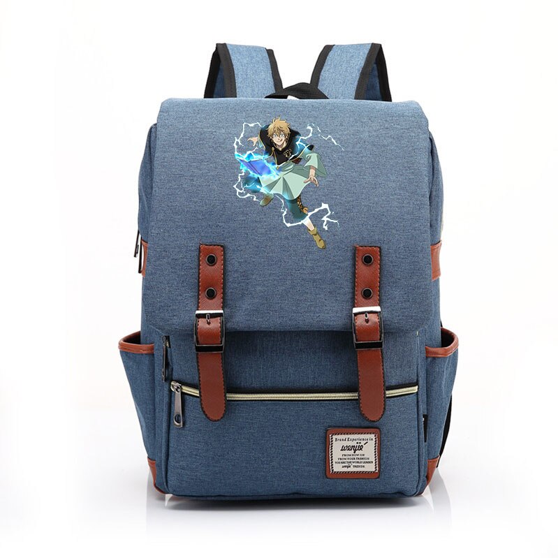 Black Clover laptop Backpack