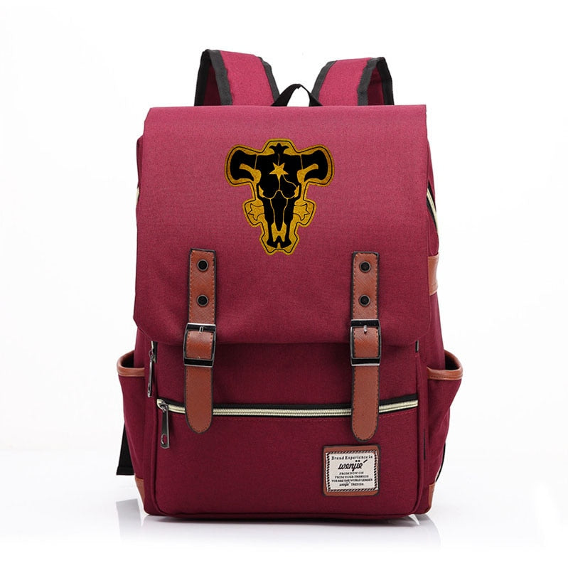 Black Clover laptop Backpack