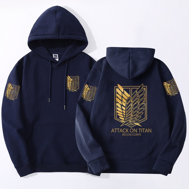 Attack On Titan Crewneck Printed Hoodies