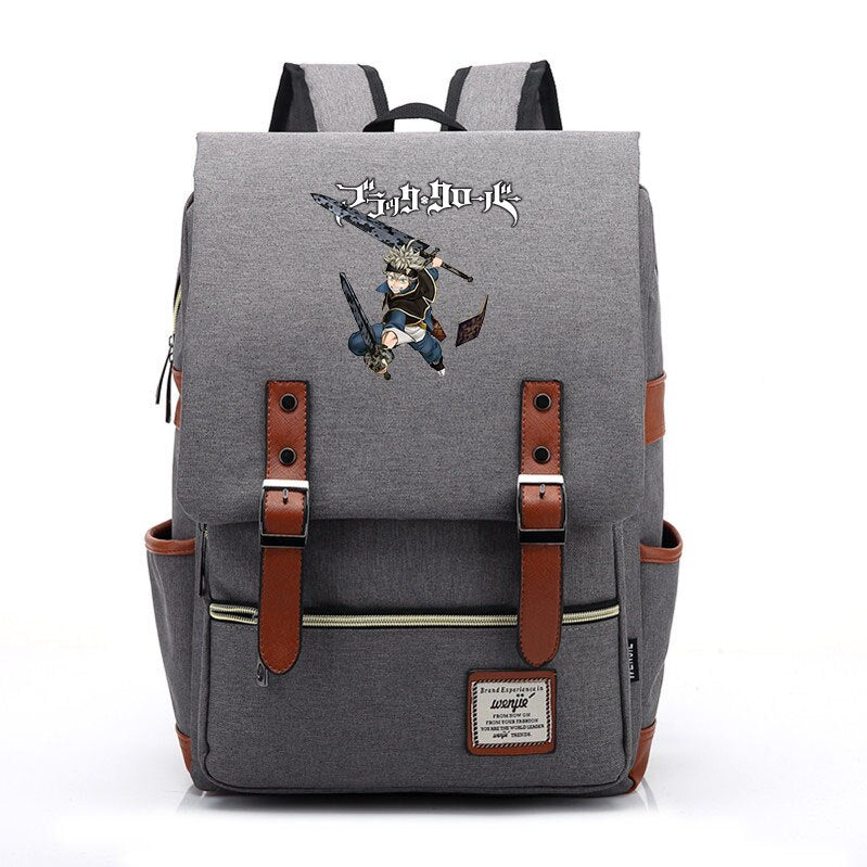 Black Clover laptop Backpack