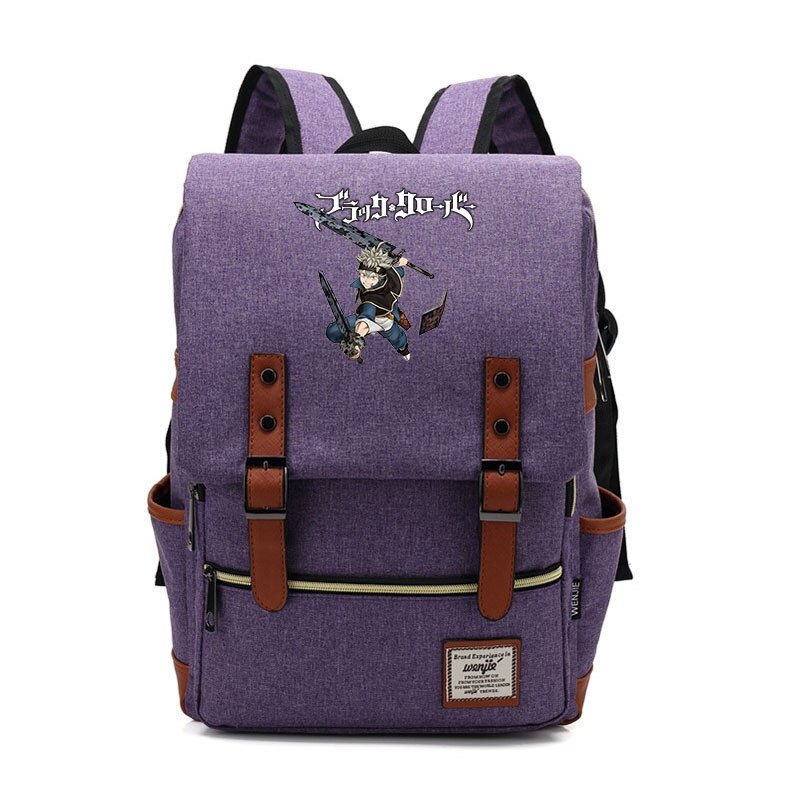 Black Clover laptop Backpack